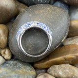 Tanzanite ring set in 925 Sterling Silver