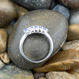 Tanzanite ring set in 925 Sterling Silver
