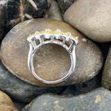 Yellow Tourmaline ring set in 925 Sterling Silver