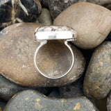 Turtella Jasper ring set in 925 Sterling Silver
